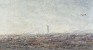 &39;梦想 - 巴黎燃烧&39;，1870年 作者 让·巴蒂斯特·卡米尔·科罗